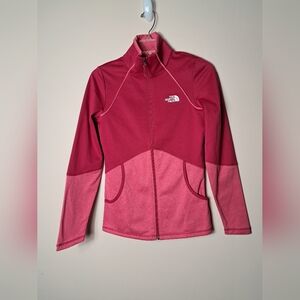 NWOT Womens XS THE NORTH FACE Full-Zip Coat Jacket Sweatshirt Pink